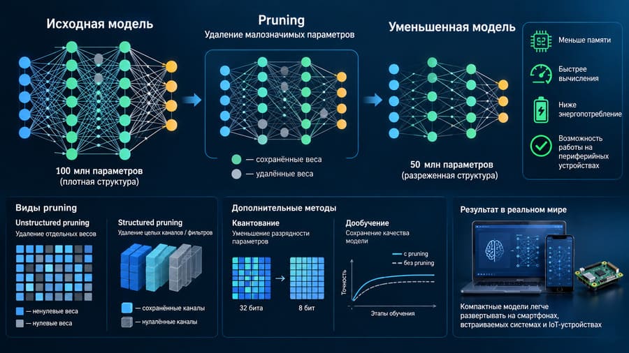 pruning нейронной сети
